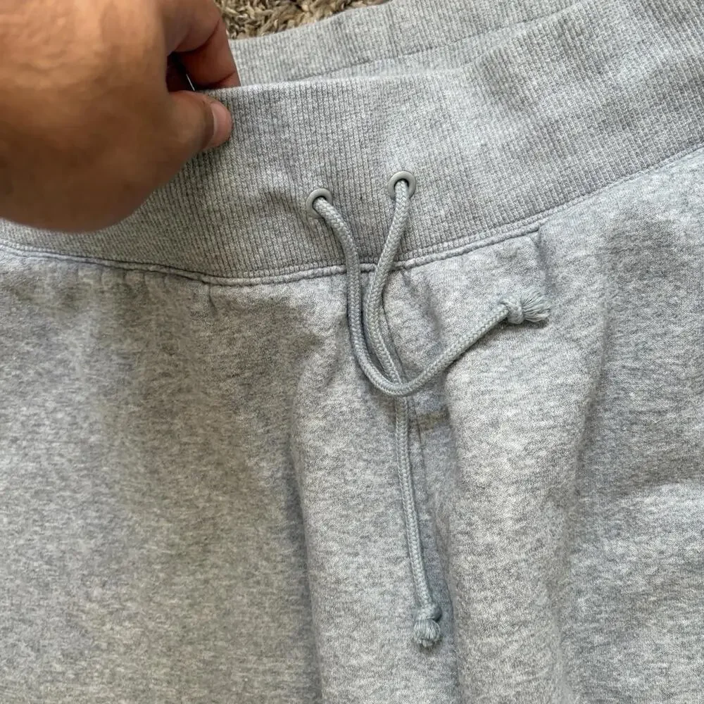 Nike Gray Minimalist Cotton Gym Workout Drawstring Mens L Sweatpants